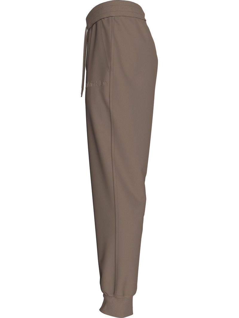 jogger-chocolate-institutional-logo-tonal