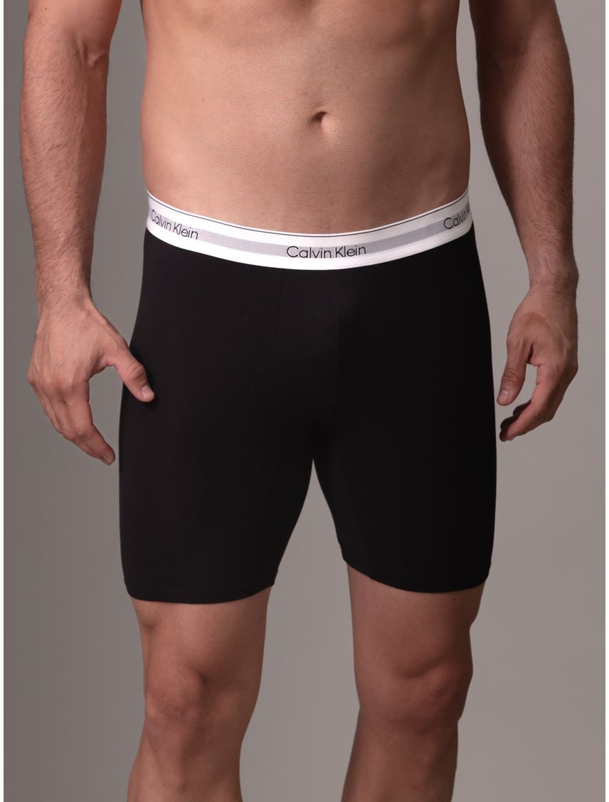 Pack negro de 3 boxer brief long - modern air