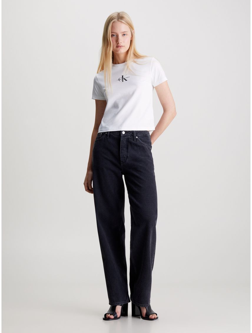 Camiseta Cropped Con Monologo