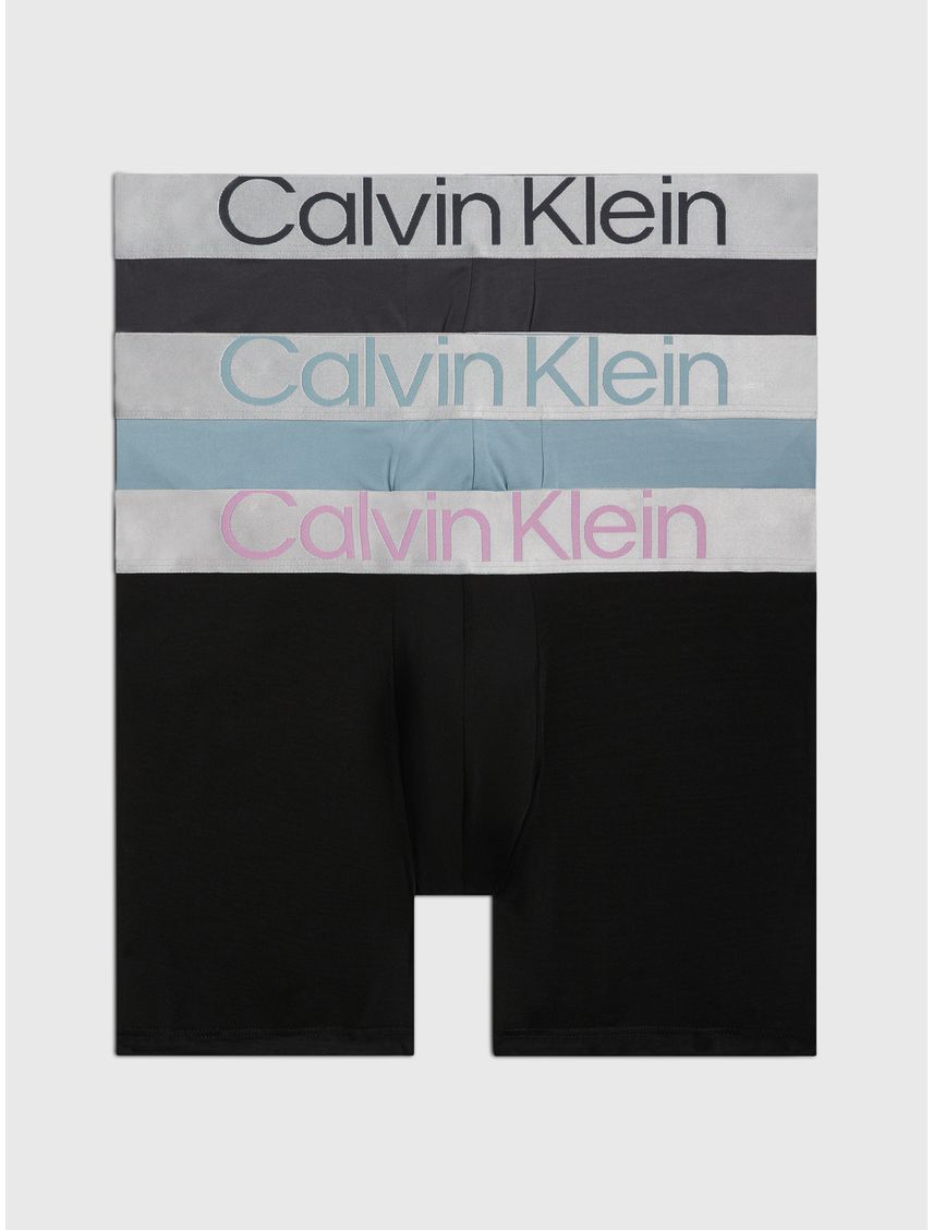 Pack De 3 Boxer Brief En Microfibra - Steel