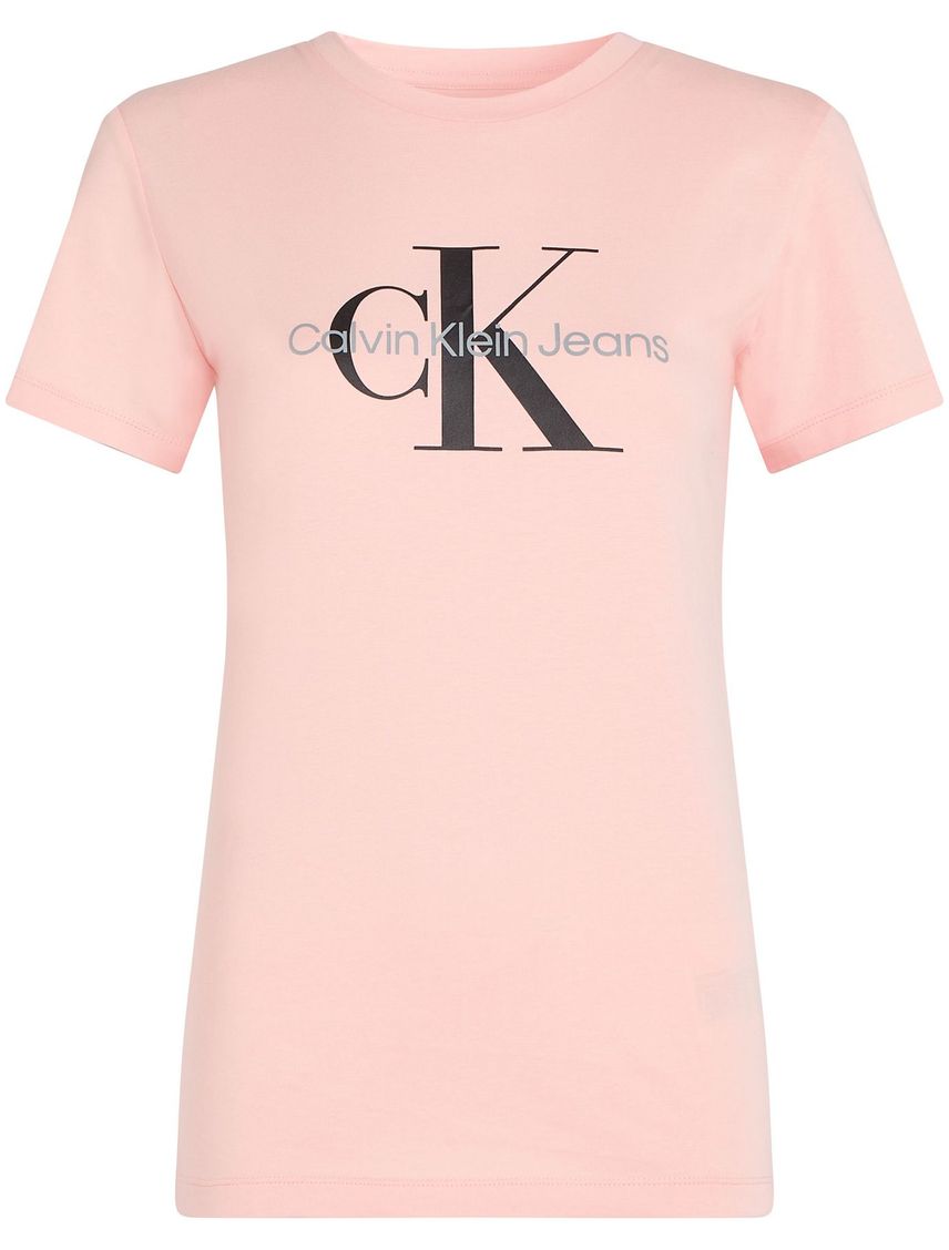 Camiseta rosada regular fit con logo