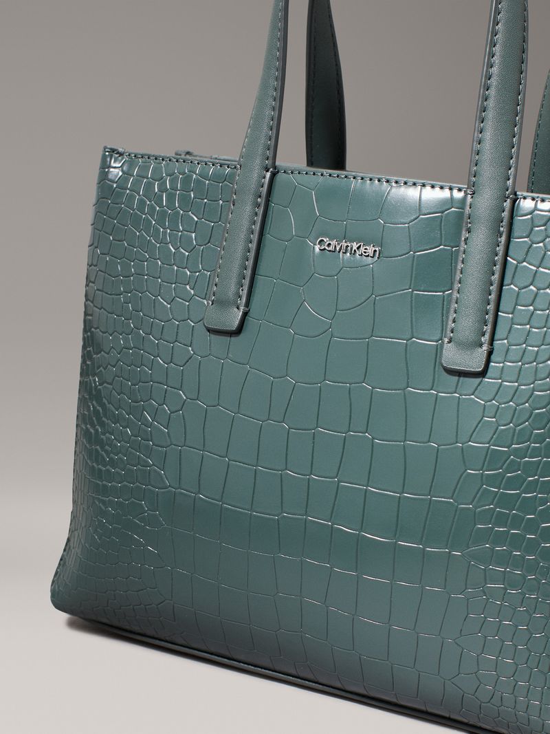 bolso-verde-tote-cuero-cocodrilo-pequeno