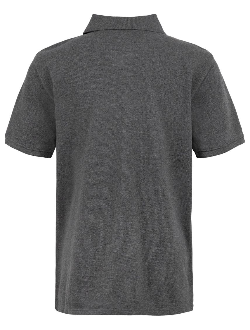 Polo Con Logo Gris Para Niño