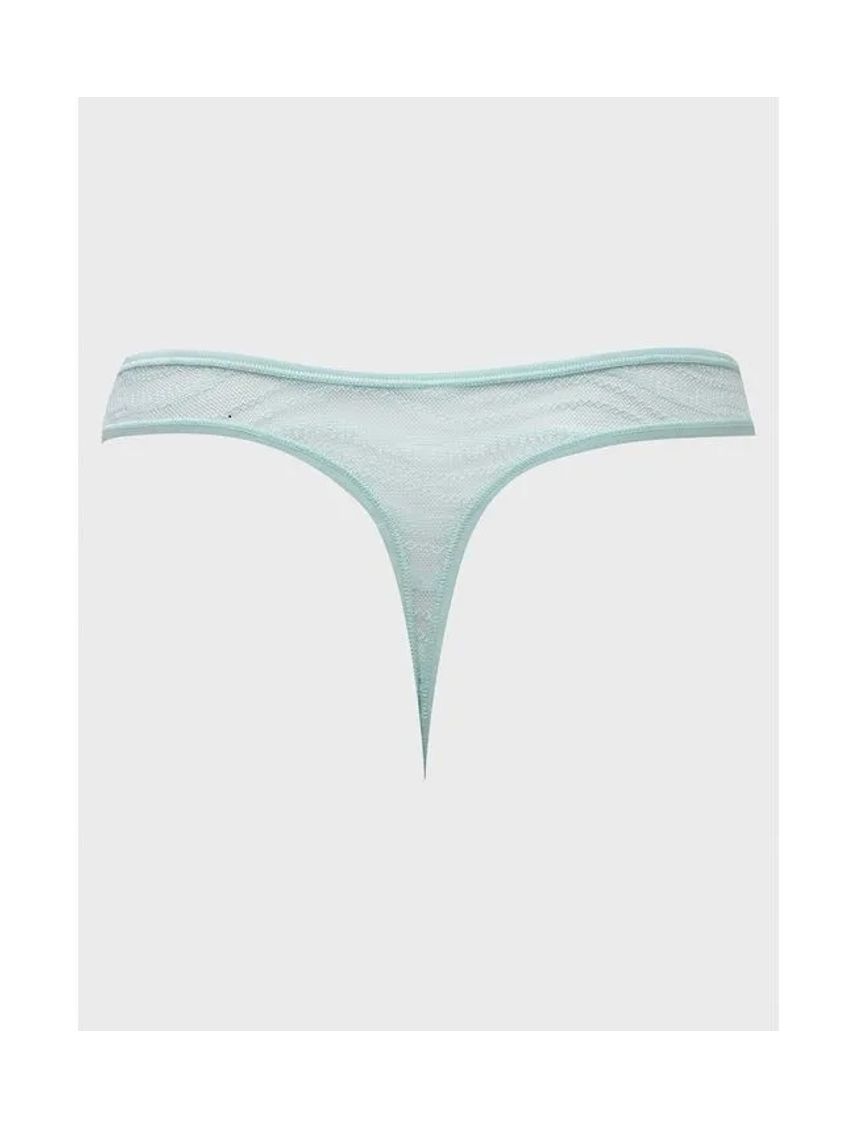 Pantie Tipo Tanga Verde De Encaje