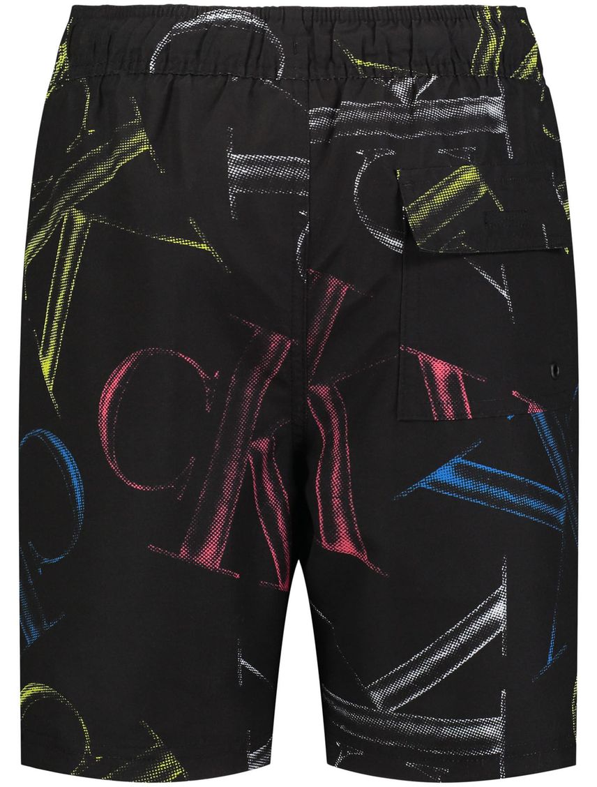 Bermuda Con Estampado Negro Calvin Klein Niño