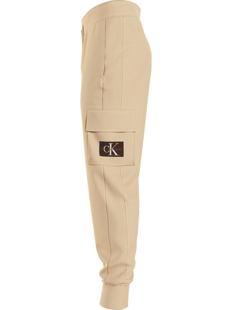 pantalon-beige-beige-badge-con-bolsillo-cargo
