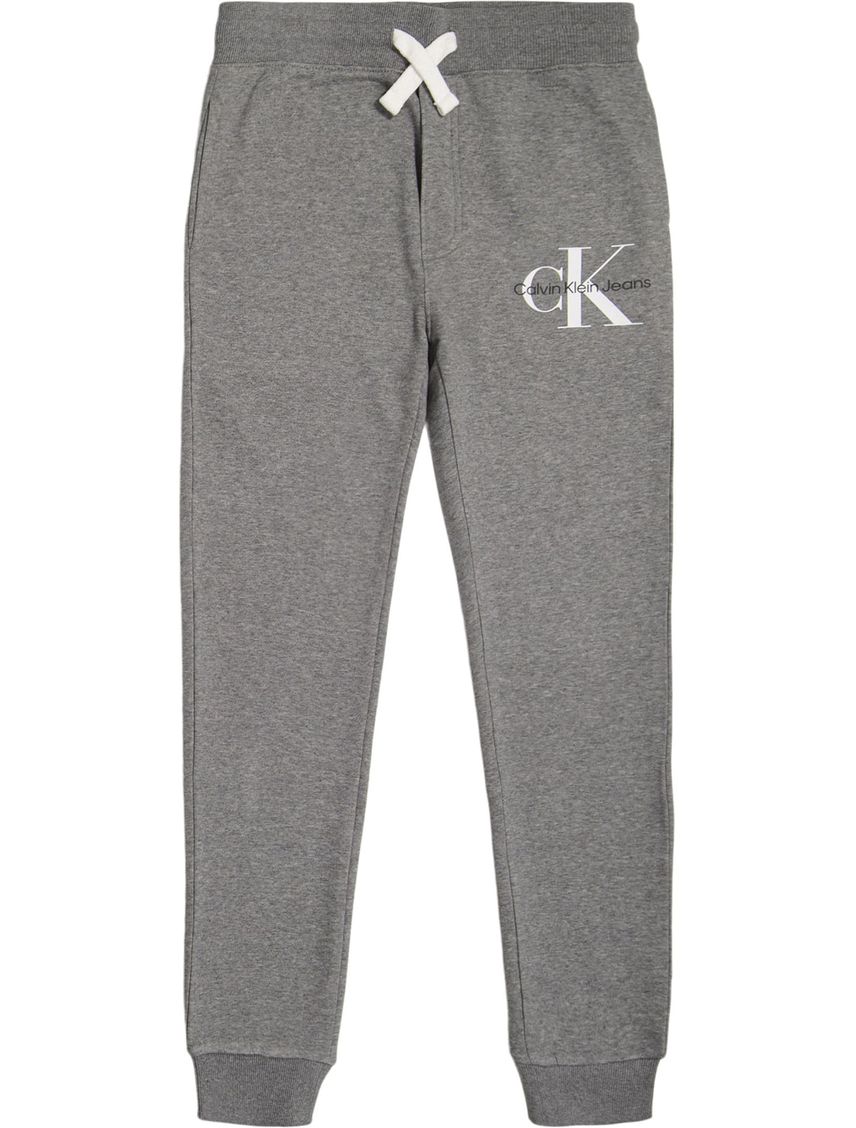 Joggers Gris Con Logo Para Niño
