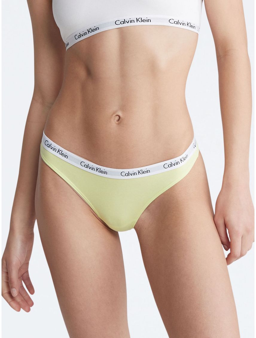 Panties Amarillo Clásica Con Logo