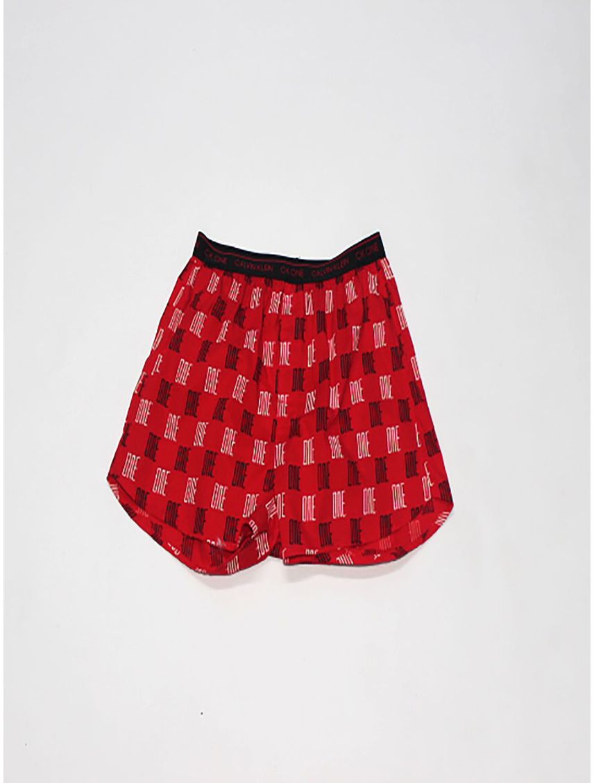 Bóxer De Tela Hombre Calvin Klein Rojo