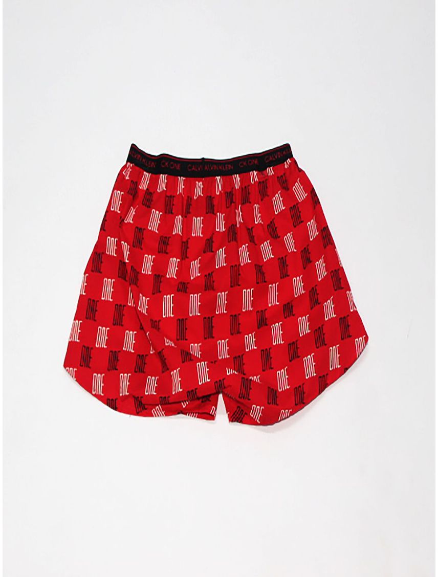 Bóxer De Tela Hombre Calvin Klein Rojo