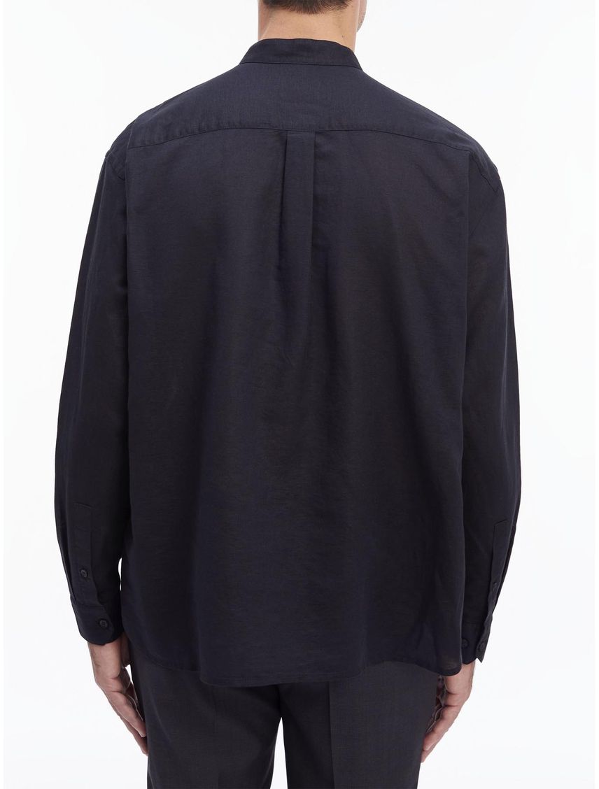 Camisa Negra Esencial Para Hombre
