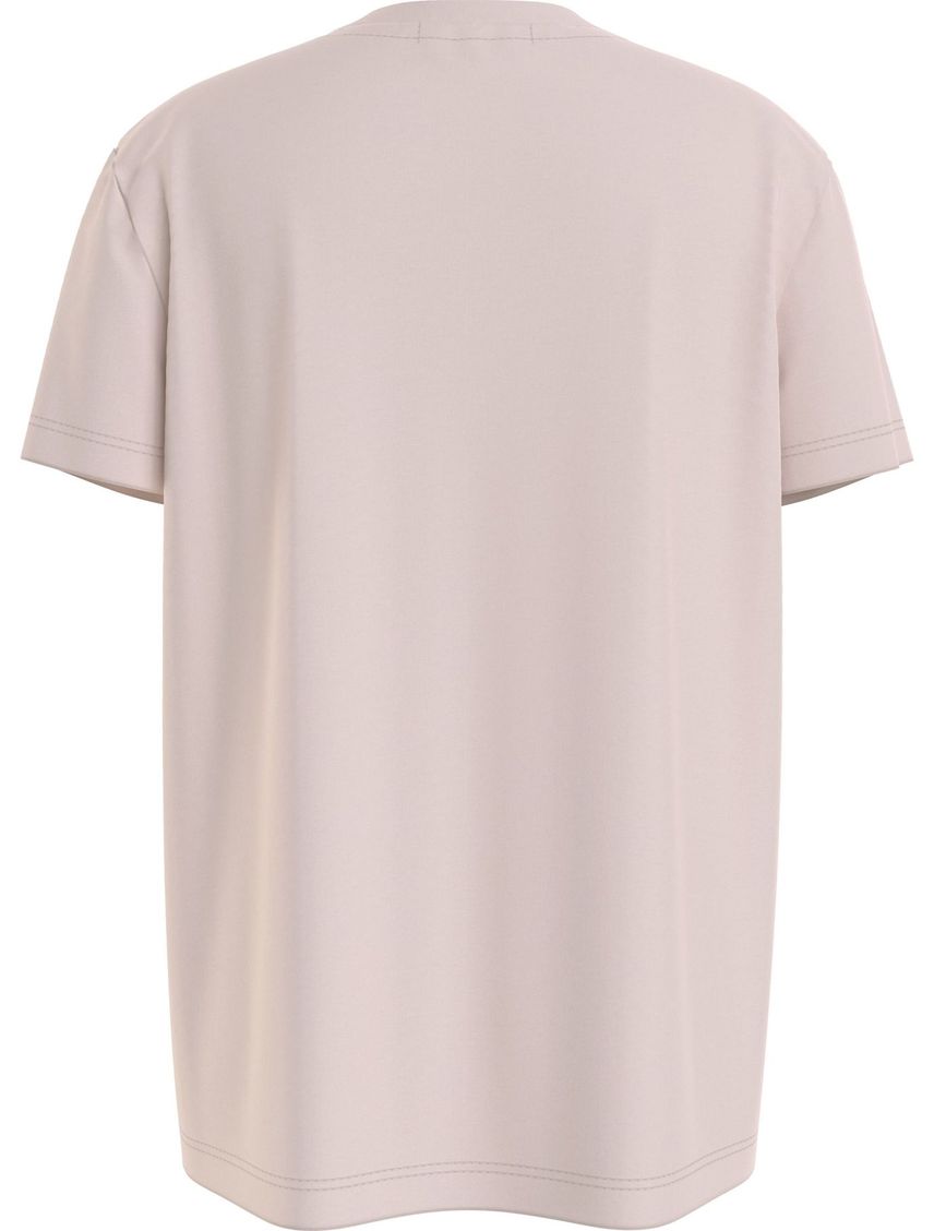 Camiseta Para Niña Rosada Regular Con Logo