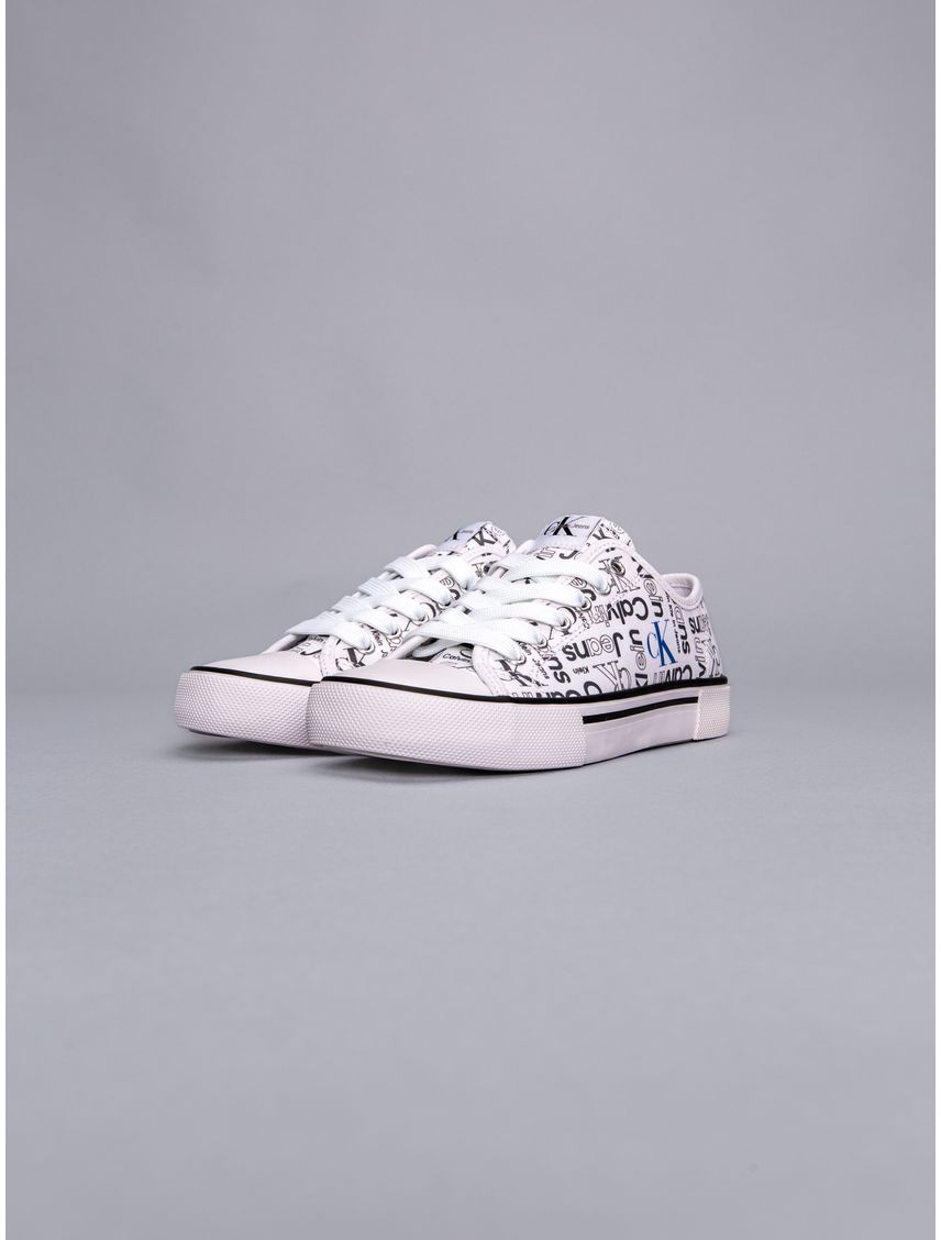 Tenis Para Niña Blanco Con Monograma