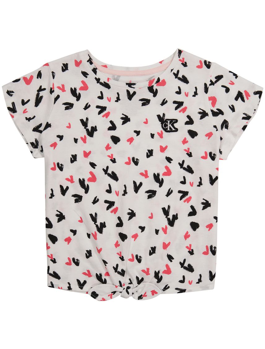 Camiseta Manga Corta Niña Blanco Calvin Klein