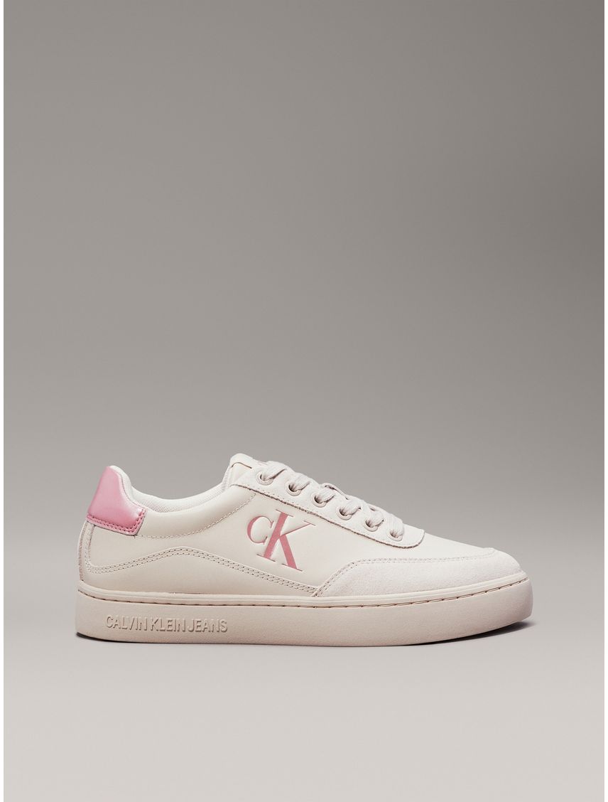 Tenis rosao classic cupsole e cuero