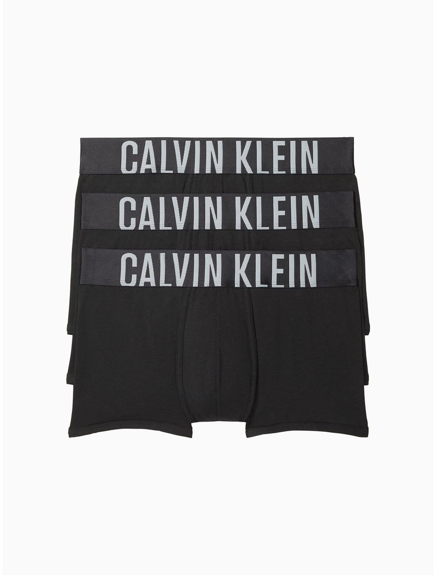Paquete De 3 Bóxer Tiro Bajo Hombre Negro Calvin K