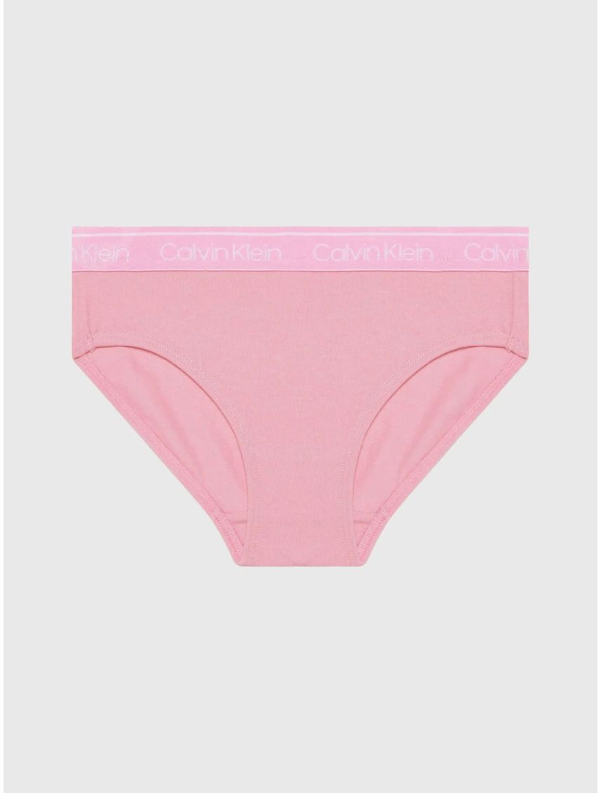 Pack rosado rosado rosado de 3 bikinis con logo para niñas