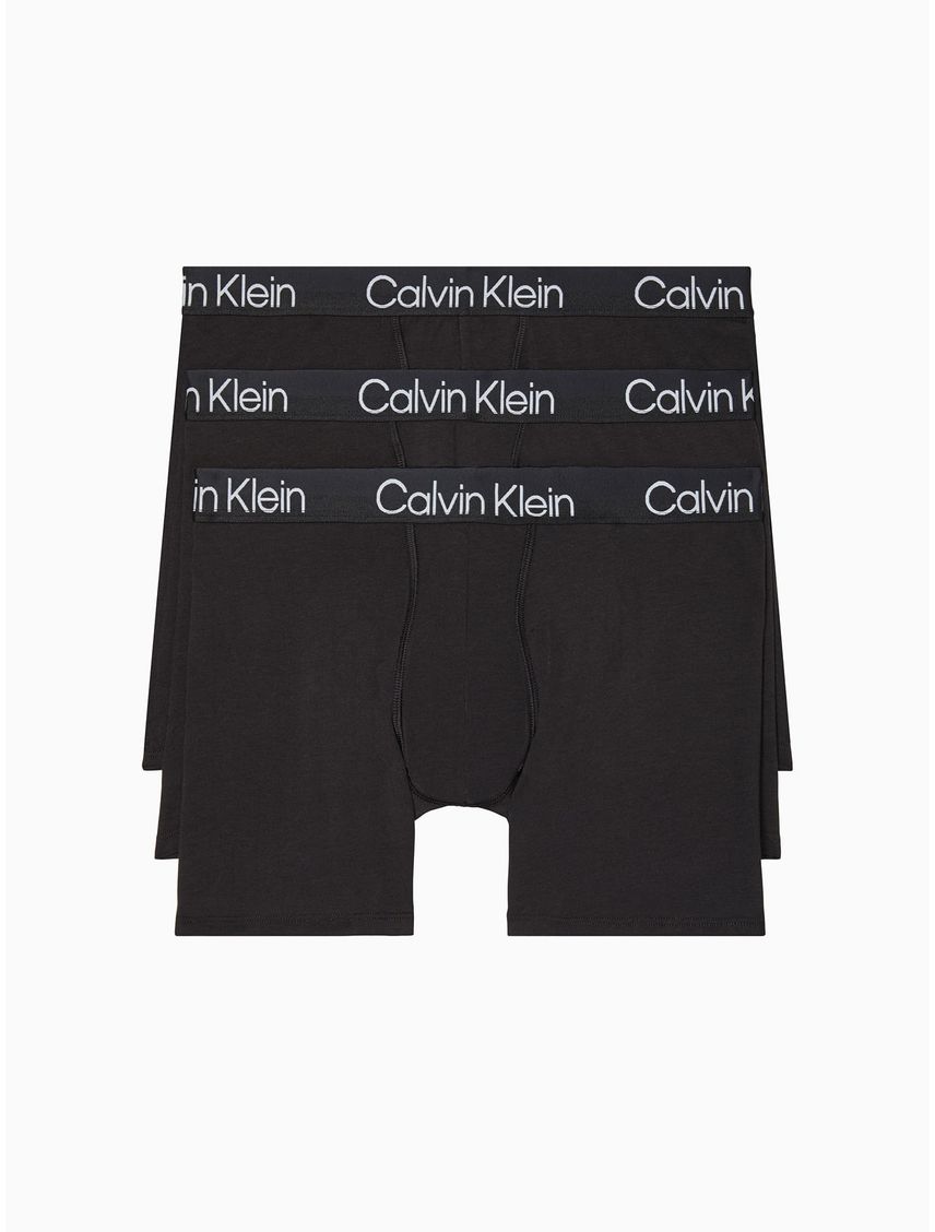 Pack De 3 Boxer Negros En Algodon - Modern Structure