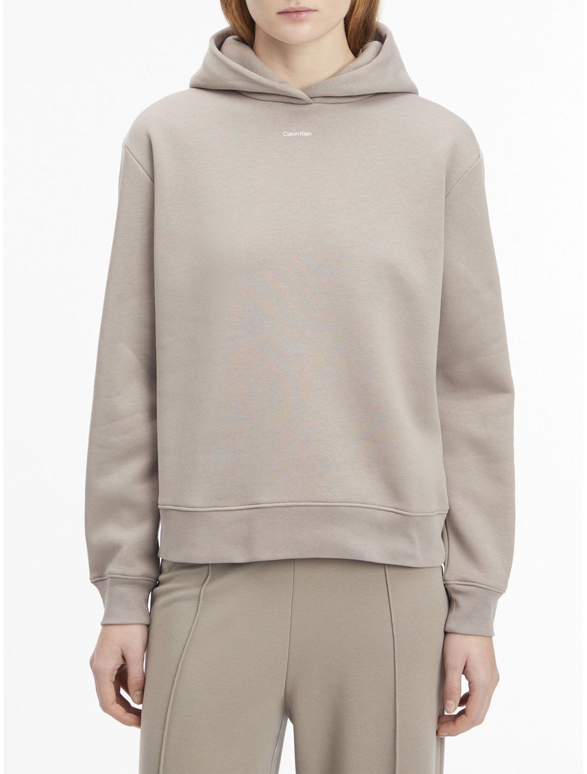 Saco gris de felpa con nano logo