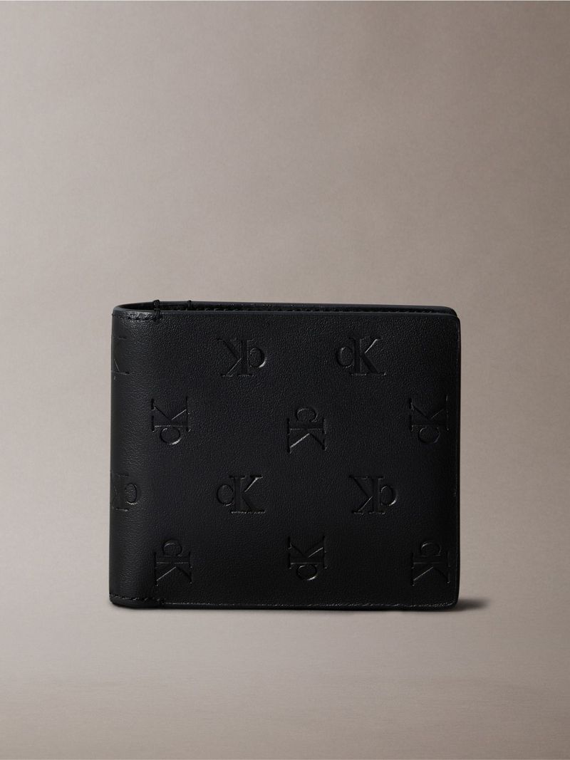 billetera-negra-plegable-estampado-en-relieve