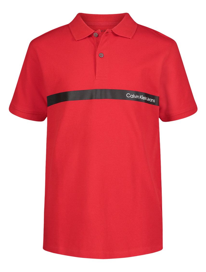 Polo Con Logo Rojo Para Niño