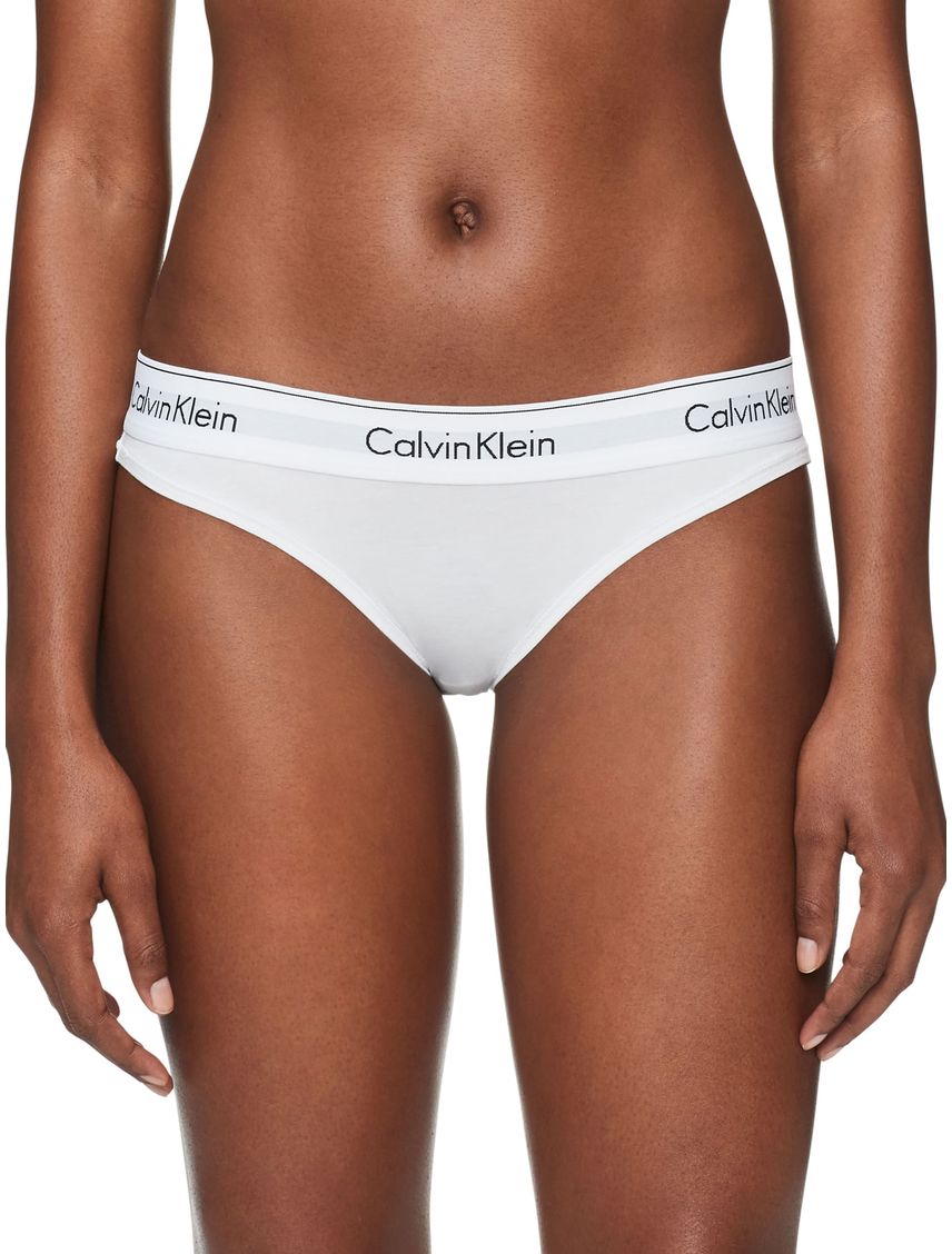 Panties clásico blanco para mujer en algodón