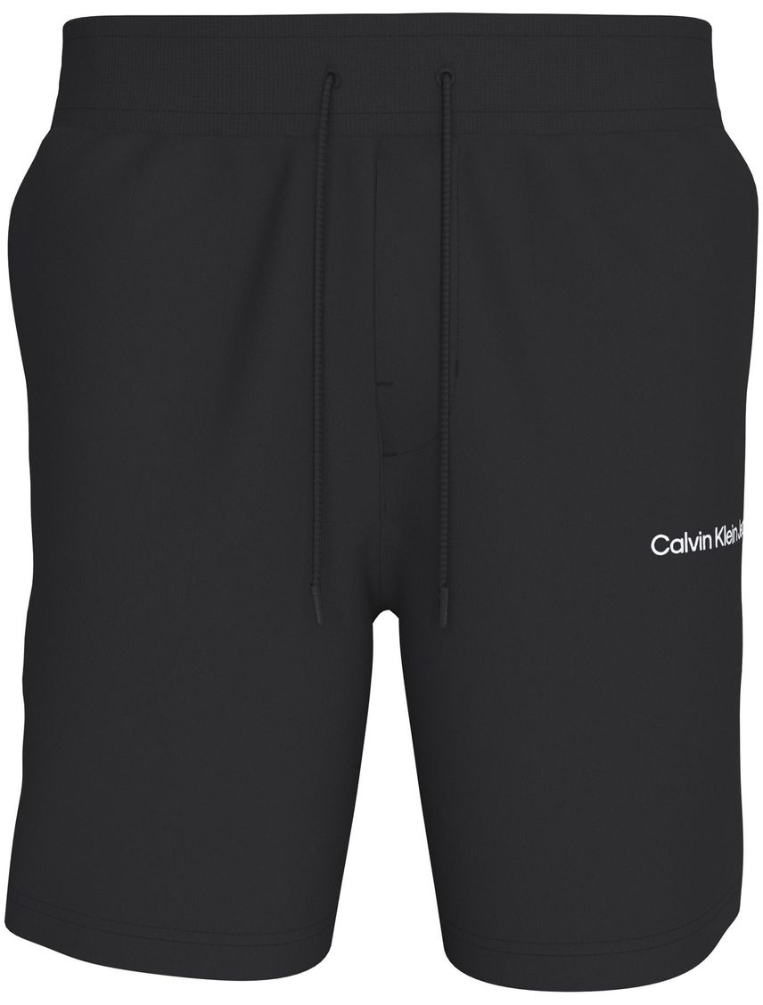 Bermuda Negra De Algodón Para Hombre