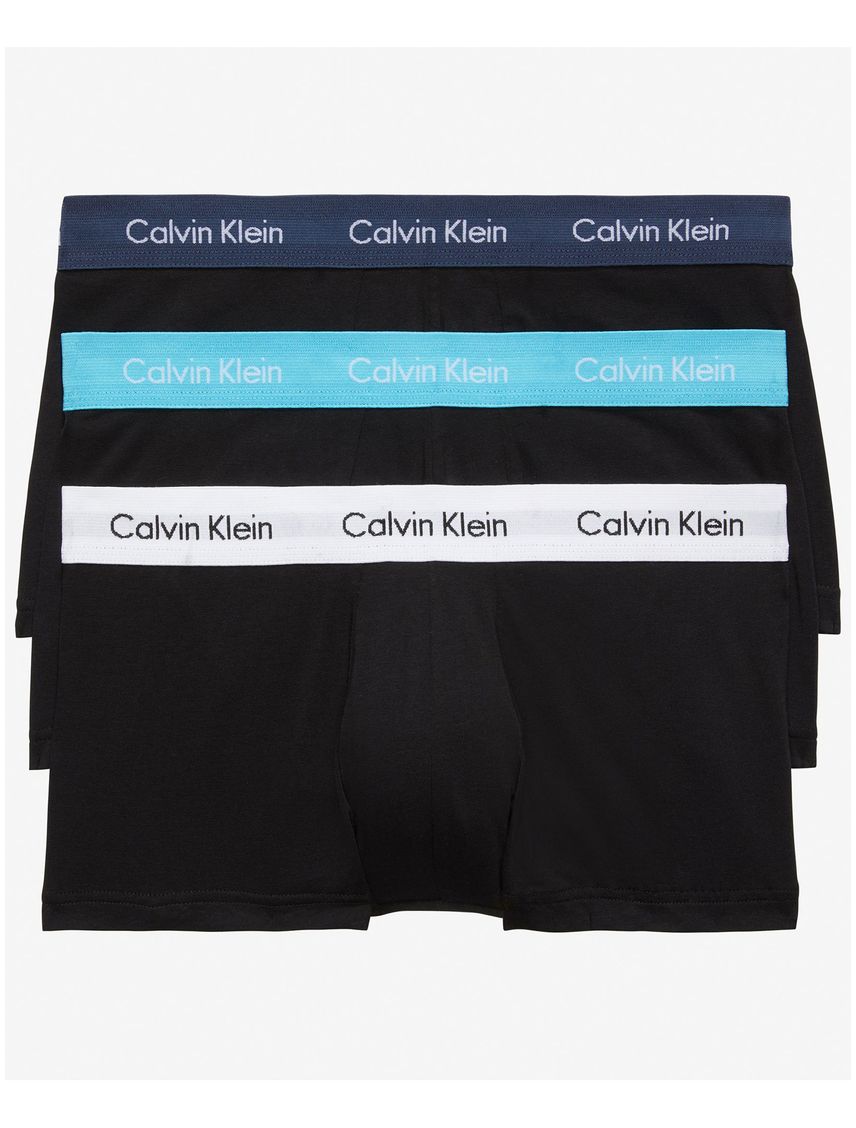 Pack negro de 3 boxer trunk - cotton stretch