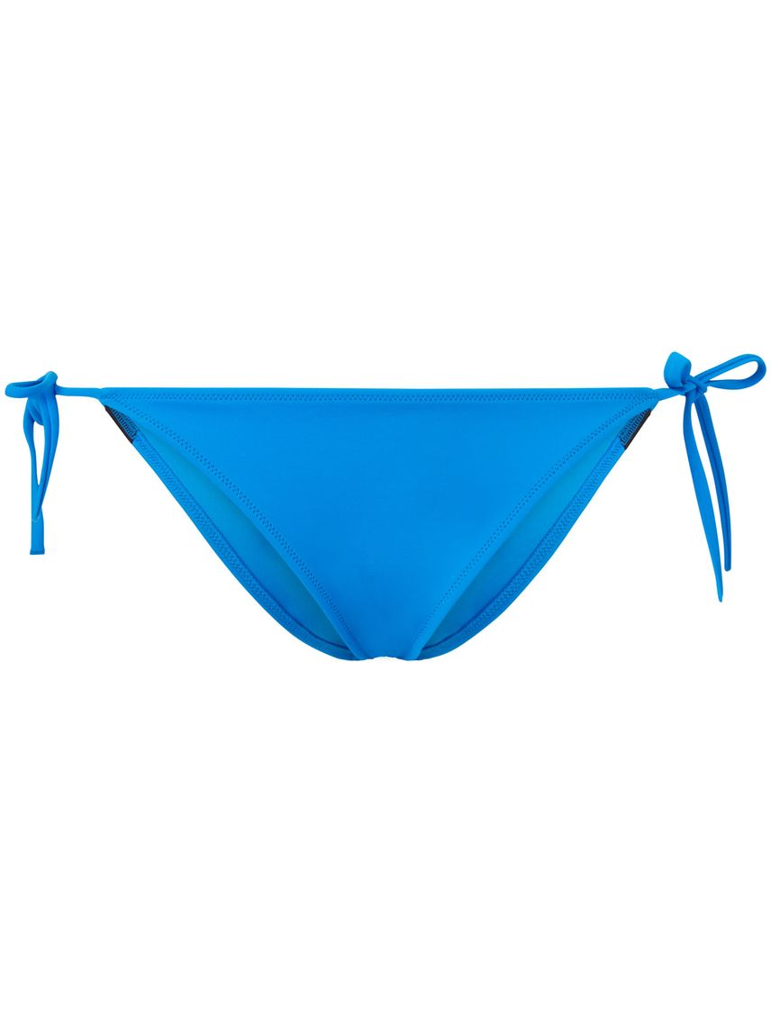 Bottom Vestido de Baño Azul Cheeky String Side Tie Para Mujer