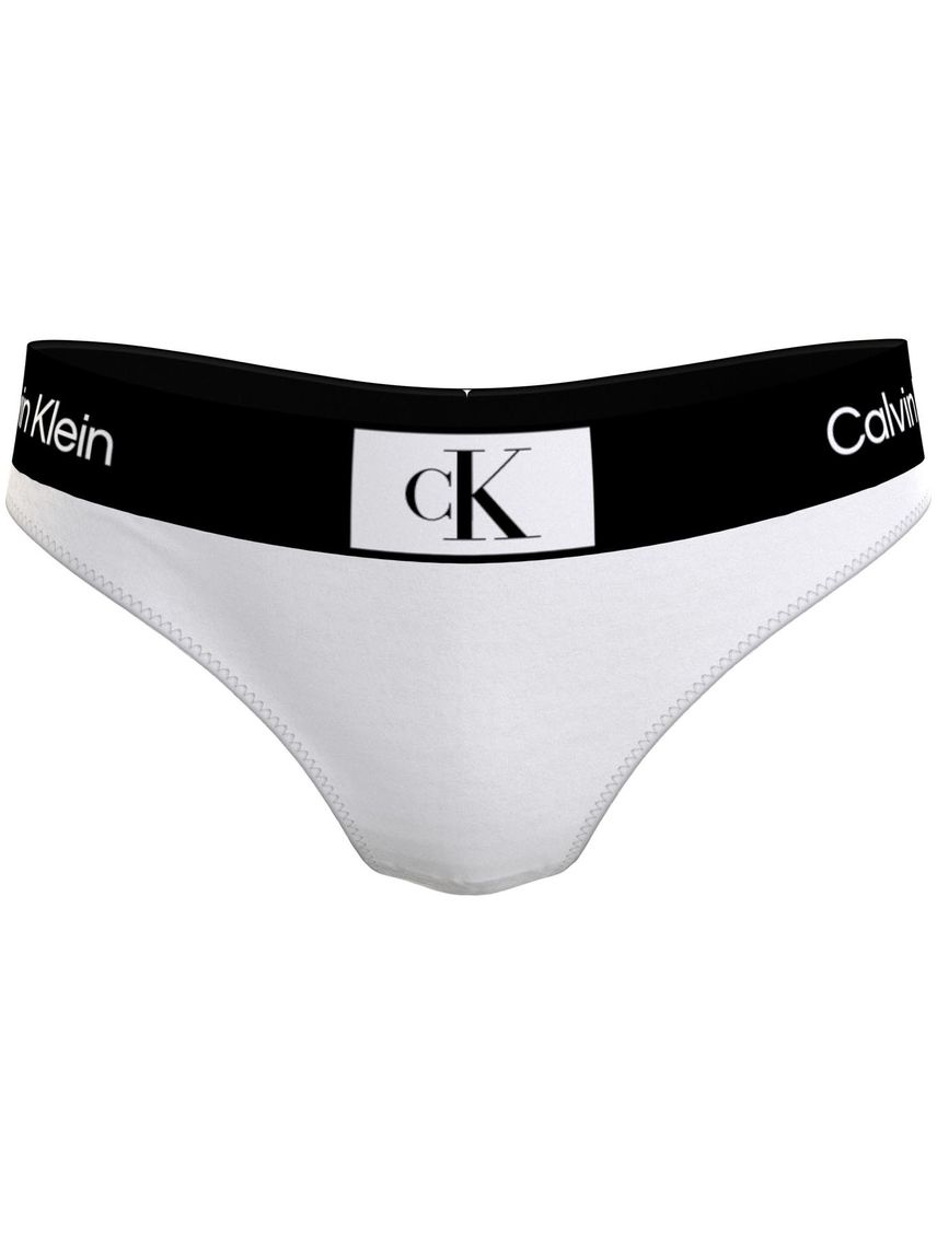 Parte blanco de abajo de bikini de Tanga - CK96
