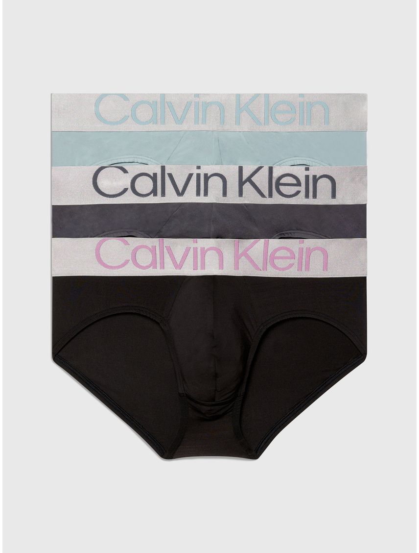 Pack De 3 Hip Brief - Steel Microfibra