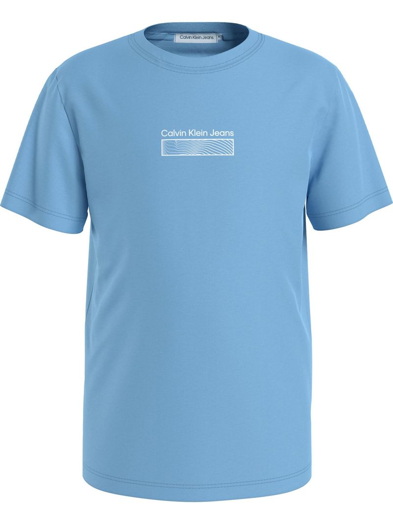 camiseta-azul-estampado-ondas-para-ninos