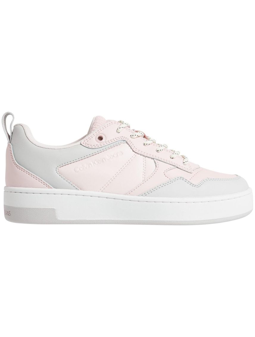 Tenis Rosado Deportivas Con Logo Mujer Rosa Calvin Klein