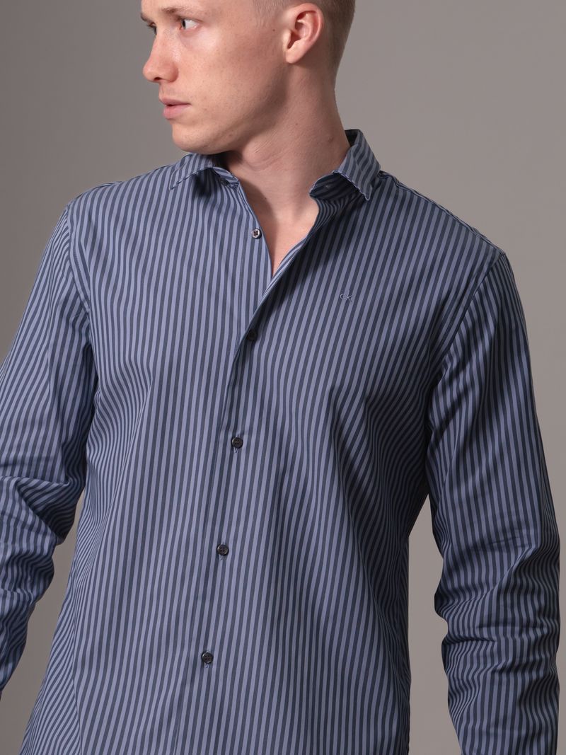 camisa-azul-elastica-rayas-popelina