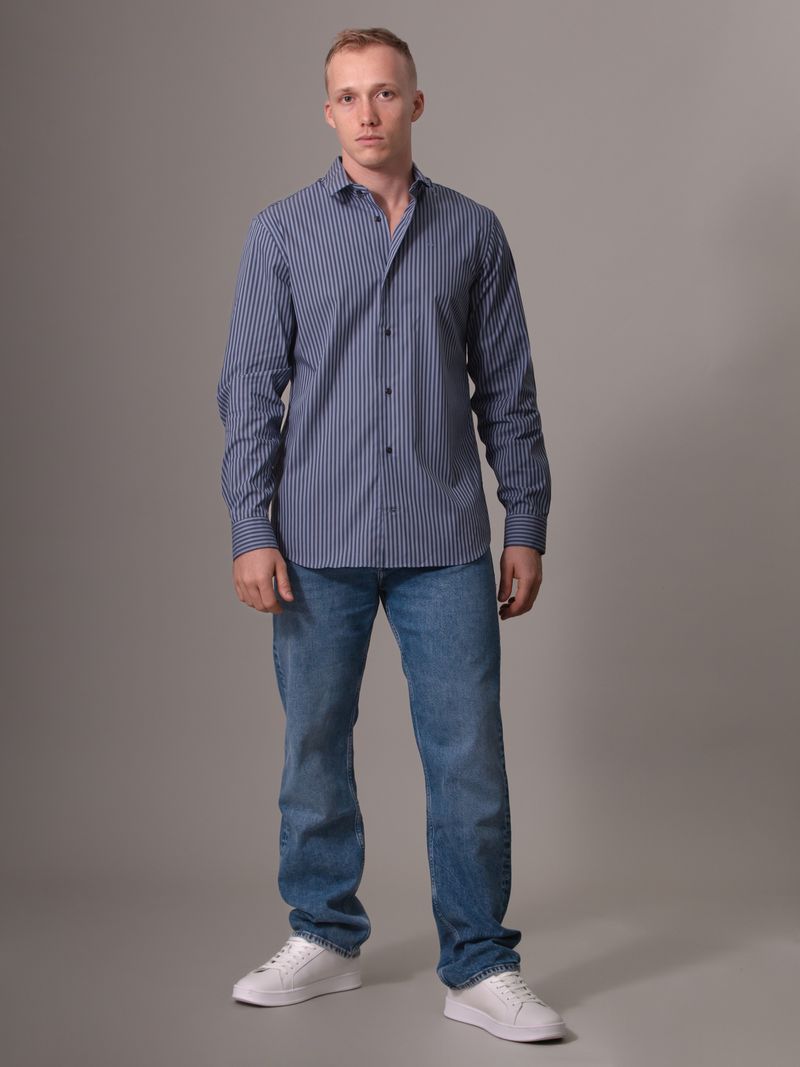 camisa-azul-elastica-rayas-popelina