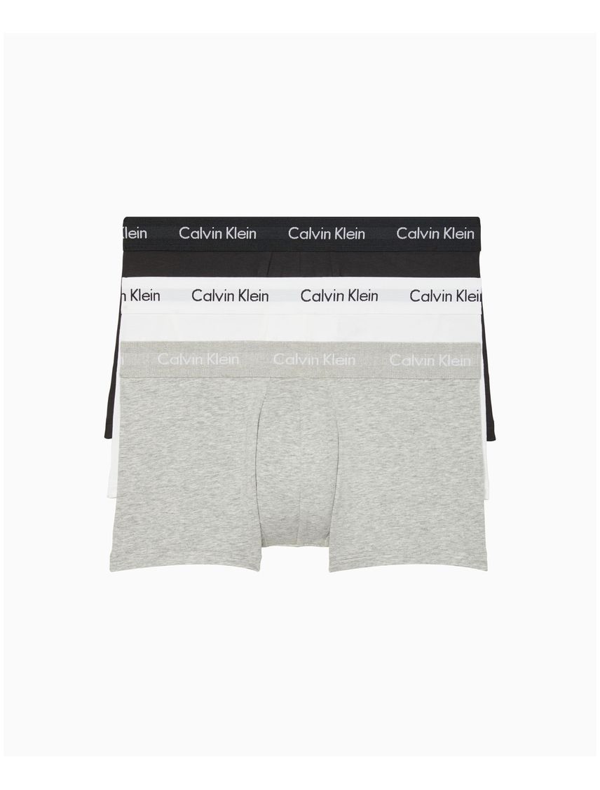 3 Pack Boxer Low Rise Trunk En Algodón Para Hombre