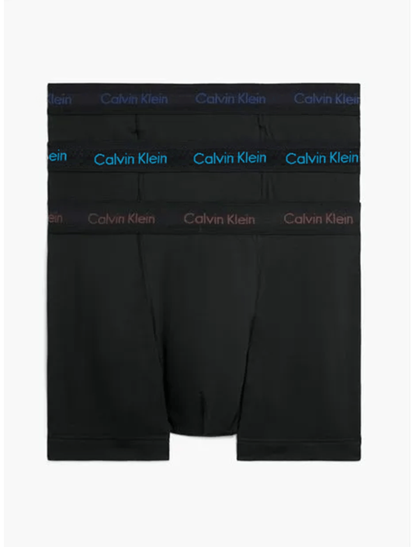 Pack negro de 3 boxer brief - cotton stretch
