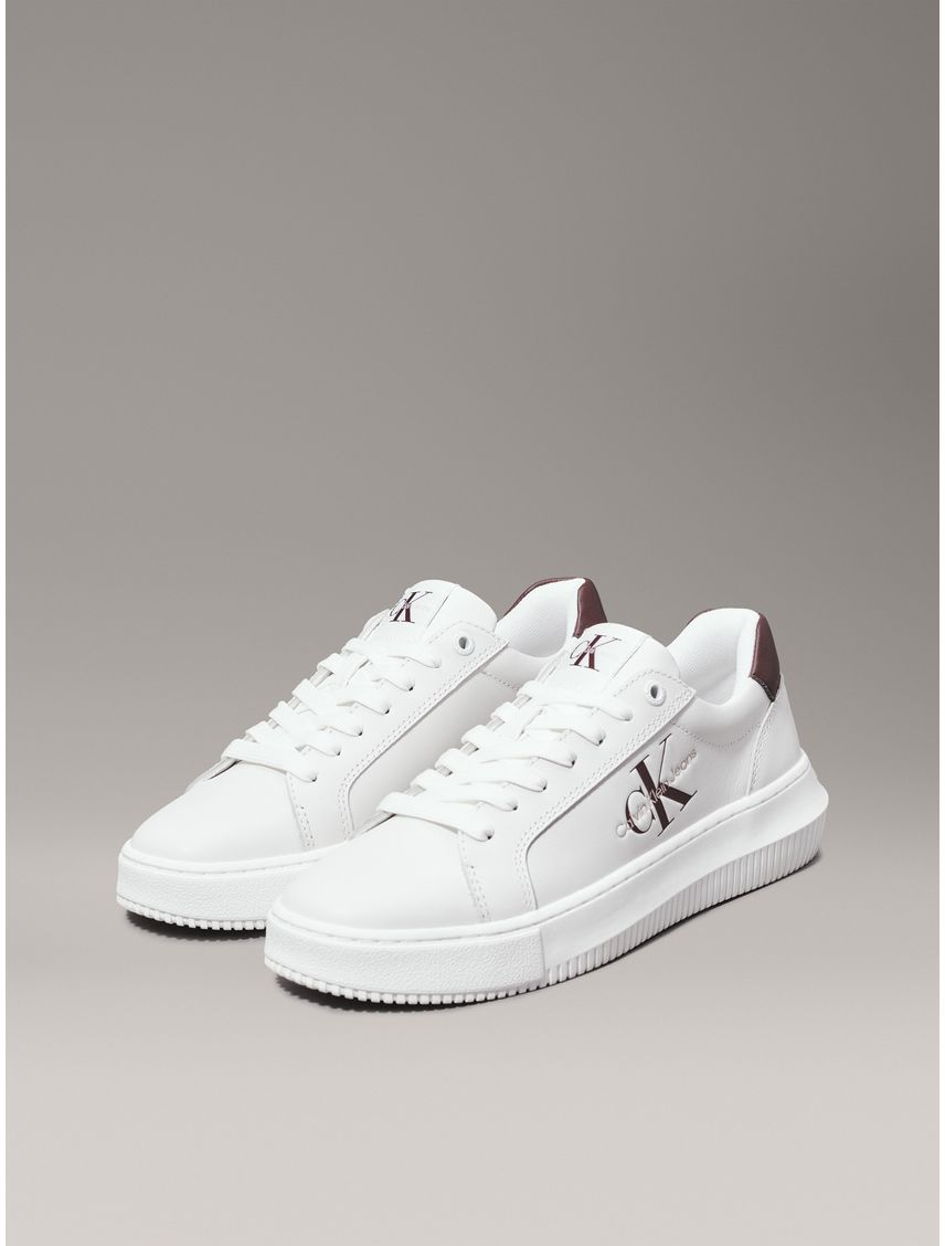 Tenis blanco chunky cupsole laceup