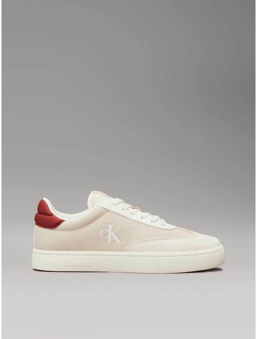 Tenis rosao e lona