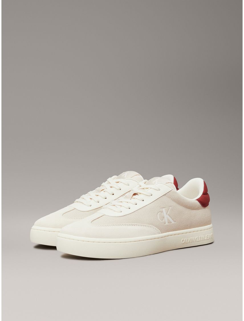Tenis rosao e lona