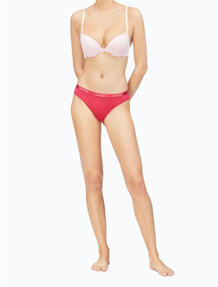 Panties Rojo Algodón Bikini Mujer Calvin Klein