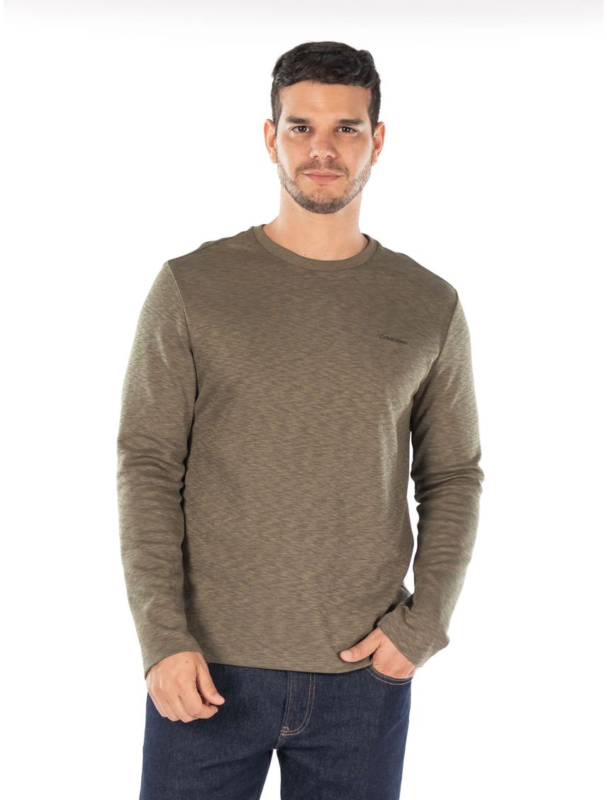 Camiseta Manga Larga Con Logo Para Hombre