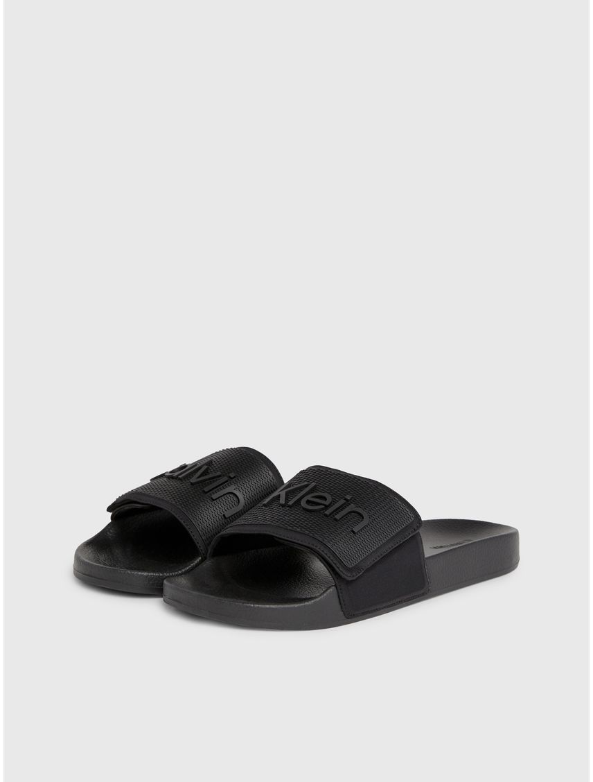 Sanalias negro con velcro