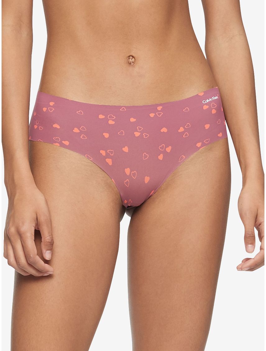 Pantie Rosada Estampada En Microfibra Para Mujer