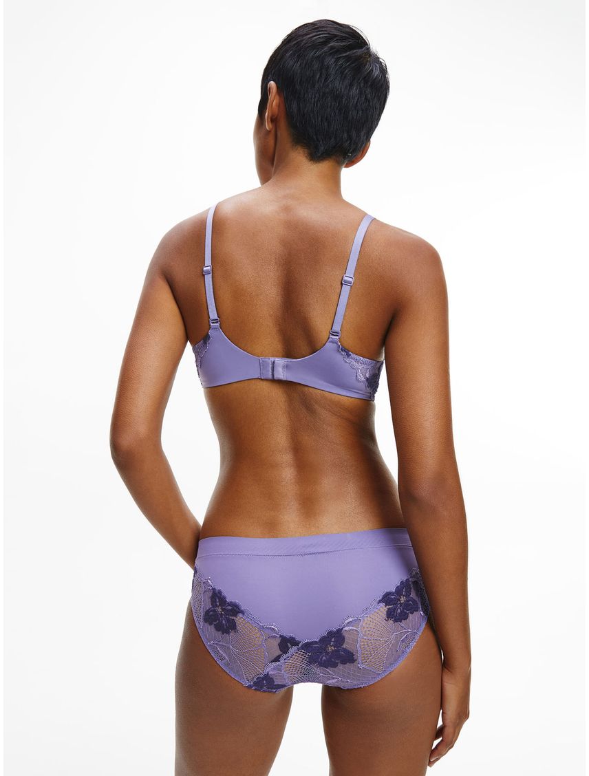 Pantie Morada En Microfibra Tipo Bikini Para Mujer