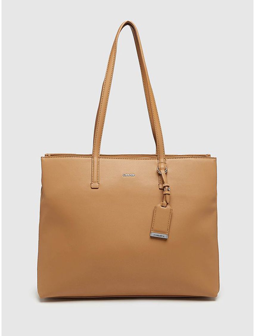 Bolso beige tote
