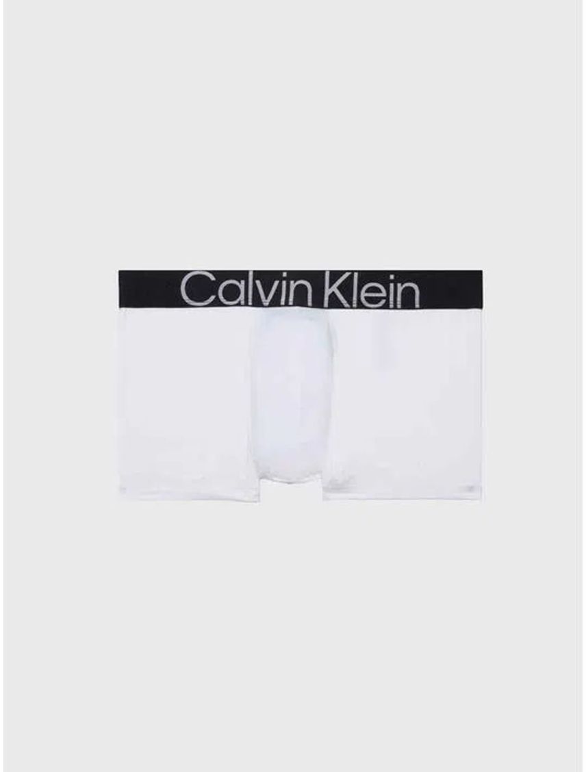 Boxer Blanco Low Rise Trunk Con Logo Para Hombre
