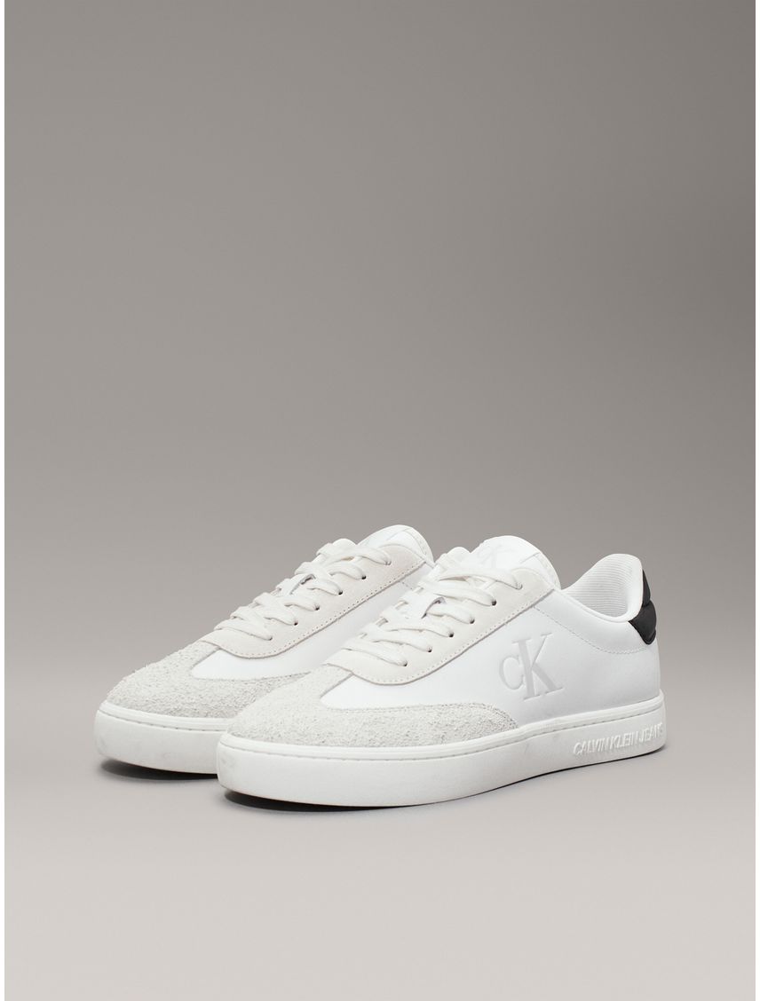 Tenis multicolor classic cupsole de cuero