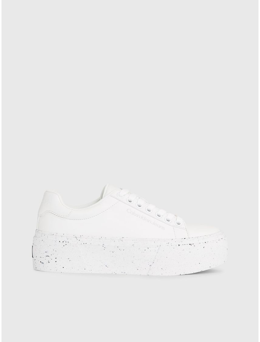 Zapatillas Blanco Con Plataforma