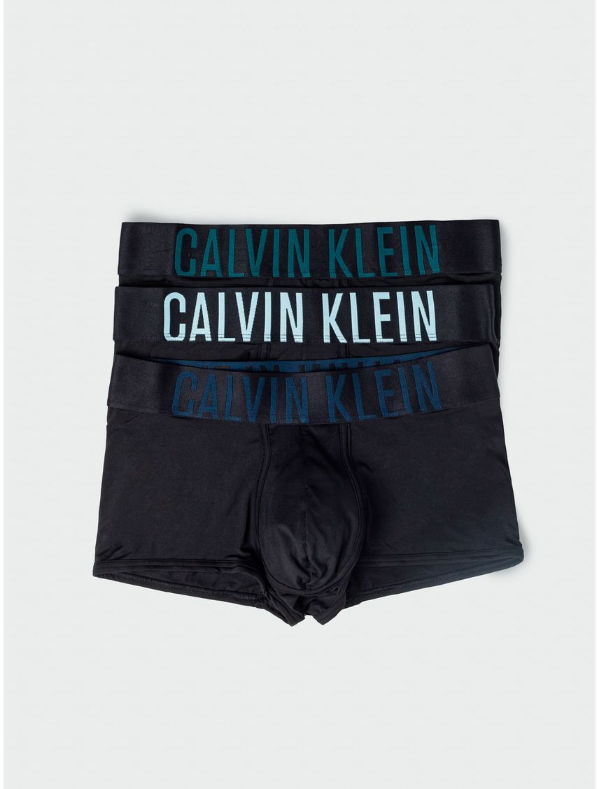 Pack De 3 Boxer Negros Low Rise Trunk En Microfibra